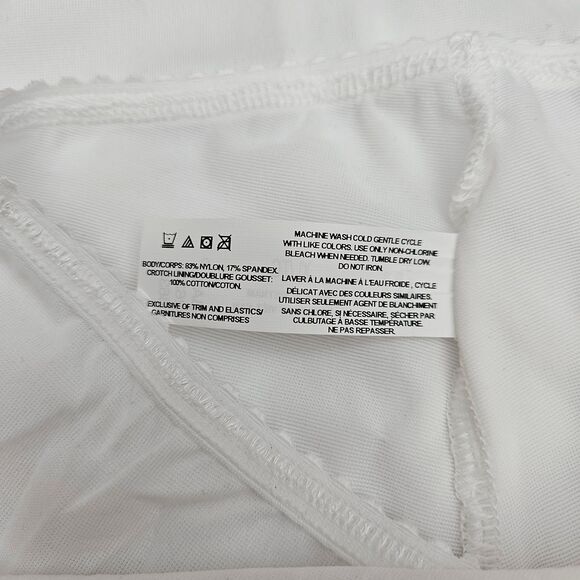 3 Bali Skimp Skamp Brief Panty XL 8 Full Coverage Nylon Panties NWT 2633 - Picture 4 of 4